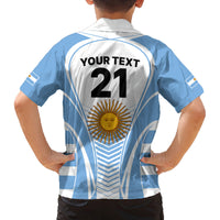 Custom Argentina Rugby Family Matching Puletasi Dress and Hawaiian Shirt World Cup 2023 Los Pumas Go Champion - Wonder Print Shop