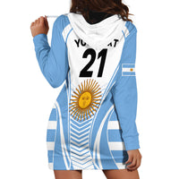 Custom Argentina Rugby Hoodie Dress World Cup 2023 Los Pumas Go Champion - Wonder Print Shop