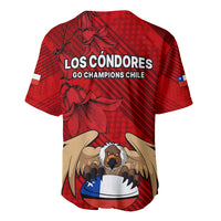 Chile Rugby Baseball Jersey Los Condores Mascot with Bellflower World Cup 2023 LT9 - Wonder Print Shop