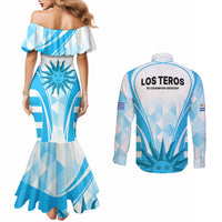 uruguay-rugby-couples-matching-mermaid-dress-and-long-sleeve-button-shirts-world-cup-2023-go-los-teros