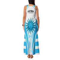 Uruguay Rugby Family Matching Tank Maxi Dress and Hawaiian Shirt World Cup 2023 Go Los Teros - Wonder Print Shop