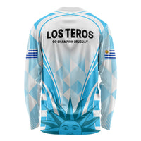 Uruguay Rugby Long Sleeve Shirt World Cup 2023 Go Los Teros - Wonder Print Shop