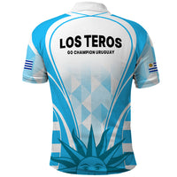 Uruguay Rugby Polo Shirt World Cup 2023 Go Los Teros - Wonder Print Shop