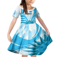 Custom Uruguay Rugby Family Matching Mermaid Dress and Hawaiian Shirt World Cup 2023 Go Los Teros LT9 - Wonder Print Shop