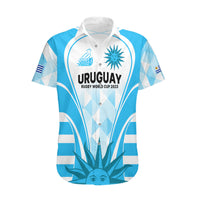 Custom Uruguay Rugby Hawaiian Shirt World Cup 2023 Go Los Teros - Wonder Print Shop