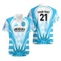 Custom Uruguay Rugby Hawaiian Shirt World Cup 2023 Go Los Teros - Wonder Print Shop