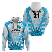 Custom Uruguay Rugby Hoodie World Cup 2023 Go Los Teros - Wonder Print Shop