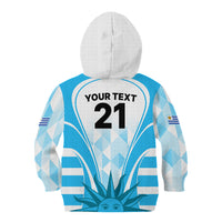 Custom Uruguay Rugby Kid Hoodie World Cup 2023 Go Los Teros - Wonder Print Shop