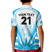Custom Uruguay Rugby Kid Polo Shirt World Cup 2023 Go Los Teros - Wonder Print Shop