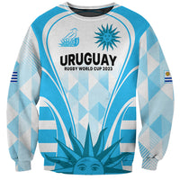 Custom Uruguay Rugby Sweatshirt World Cup 2023 Go Los Teros - Wonder Print Shop