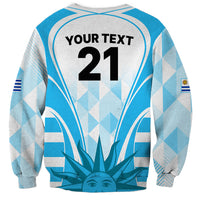 Custom Uruguay Rugby Sweatshirt World Cup 2023 Go Los Teros - Wonder Print Shop