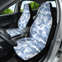 Vintage Hawaii Car Seat Cover Hibiscus Tapa Tribal With Hawaiian Quilt Pattern Blue LT9 - Wonder Print Shop