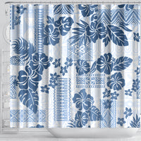 vintage-hawaii-shower-curtain-hibiscus-tapa-tribal-with-hawaiian-quilt-pattern-blue