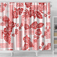vintage-hawaii-shower-curtain-hibiscus-tapa-tribal-with-hawaiian-quilt-pattern-red