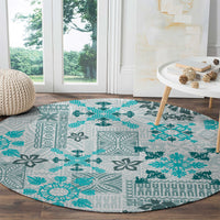 hawaii-tapa-tribal-round-carpet-with-hawaiian-quilt-pattern-aqua