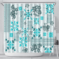 hawaii-tapa-tribal-shower-curtain-with-hawaiian-quilt-pattern-aqua