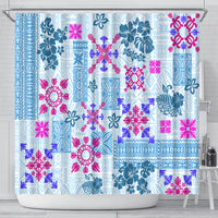 hawaii-tapa-tribal-shower-curtain-with-hawaiian-quilt-pattern-blue