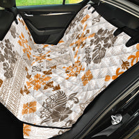 Hawaii Tapa Tribal Back Car Seat Cover With Hawaiian Quilt Pattern Gold LT9 - Wonder Print Shop