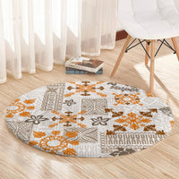 hawaii-tapa-tribal-round-carpet-with-hawaiian-quilt-pattern-gold