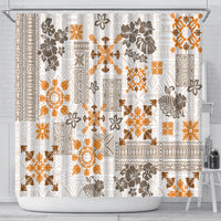 hawaii-tapa-tribal-shower-curtain-with-hawaiian-quilt-pattern-gold