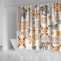 hawaii-tapa-tribal-shower-curtain-with-hawaiian-quilt-pattern-gold