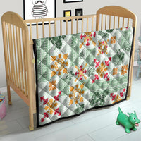 Hawaii Tapa Tribal Quilt With Hawaiian Quilt Pattern Green - Wonder Print Shop