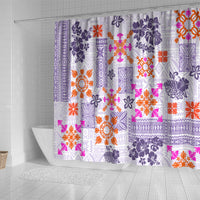 hawaii-tapa-tribal-shower-curtain-with-hawaiian-quilt-pattern-violet