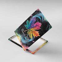 Rainbow Maple Leaf Canvas Wall Art Canada Pride Show Your Colors LT9 - Wonder Print Shop