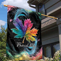 Rainbow Maple Leaf Garden Flag Canada Pride Show Your Colors - Wonder Print Shop