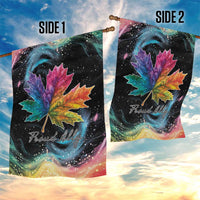 Rainbow Maple Leaf Garden Flag Canada Pride Show Your Colors - Wonder Print Shop