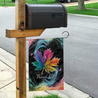 Rainbow Maple Leaf Garden Flag Canada Pride Show Your Colors - Wonder Print Shop