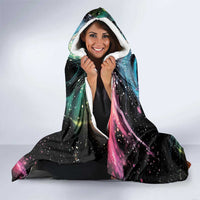 Rainbow Maple Leaf Hooded Blanket Canada Pride Show Your Colors