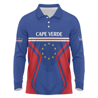 Custom Cape Verde Football Spirit Long Sleeve Polo Shirt Est 1979 - Wonder Print Shop