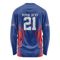 Custom Cape Verde Football Spirit Long Sleeve Shirt Est 1979 - Wonder Print Shop