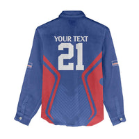 Custom Cape Verde Football Spirit Women Casual Shirt Est 1979 - Wonder Print Shop