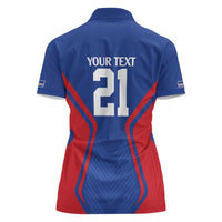 Custom Cape Verde Football Spirit Women Polo Shirt Est 1979 - Wonder Print Shop