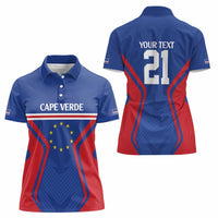 Custom Cape Verde Football Spirit Women Polo Shirt Est 1979 - Wonder Print Shop