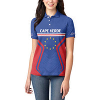 Custom Cape Verde Football Spirit Women Polo Shirt Est 1979 - Wonder Print Shop