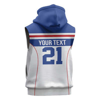 Custom Cape Verde Pride Sleeveless Hoodie Blue Sharks Rising - Wonder Print Shop