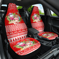 Personalised Hawaii Mele Kalikimaka Car Seat Cover Santa Beach Merry Christmas LT9 - Wonder Print Shop