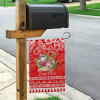 Personalised Hawaii Mele Kalikimaka Garden Flag Santa Beach Merry Christmas - Wonder Print Shop