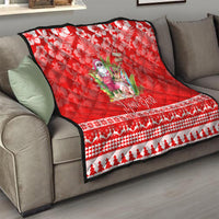 Personalised Hawaii Mele Kalikimaka Quilt Santa Beach Merry Christmas - Wonder Print Shop