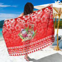 Personalised Hawaii Mele Kalikimaka Sarong Santa Beach Merry Christmas - Wonder Print Shop