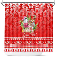 personalised-hawaii-mele-kalikimaka-shower-curtain-santa-beach-merry-christmas