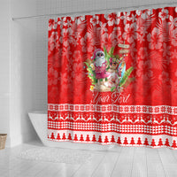 personalised-hawaii-mele-kalikimaka-shower-curtain-santa-beach-merry-christmas