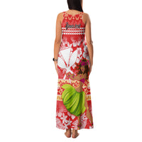 Personalised Hawaii Mele Kalikimaka Family Matching Tank Maxi Dress and Hawaiian Shirt Santa Claus and Hula Dancing Merry Christmas - Wonder Print Shop