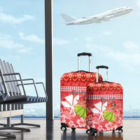 Personalised Hawaii Mele Kalikimaka Luggage Cover Santa Claus and Hula Dancing Merry Christmas - Wonder Print Shop