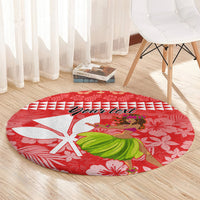 personalised-hawaii-mele-kalikimaka-round-carpet-santa-claus-and-hula-dancing-merry-christmas