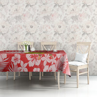 Personalised Hawaii Mele Kalikimaka Tablecloth Santa Claus and Hula Dancing Merry Christmas - Wonder Print Shop