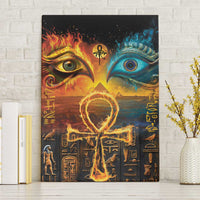 Eye of Ra and Eye of Horus Canvas Wall Art Power and Magic Ancient Egyptian Mythology LT9 - Wonder Print Shop